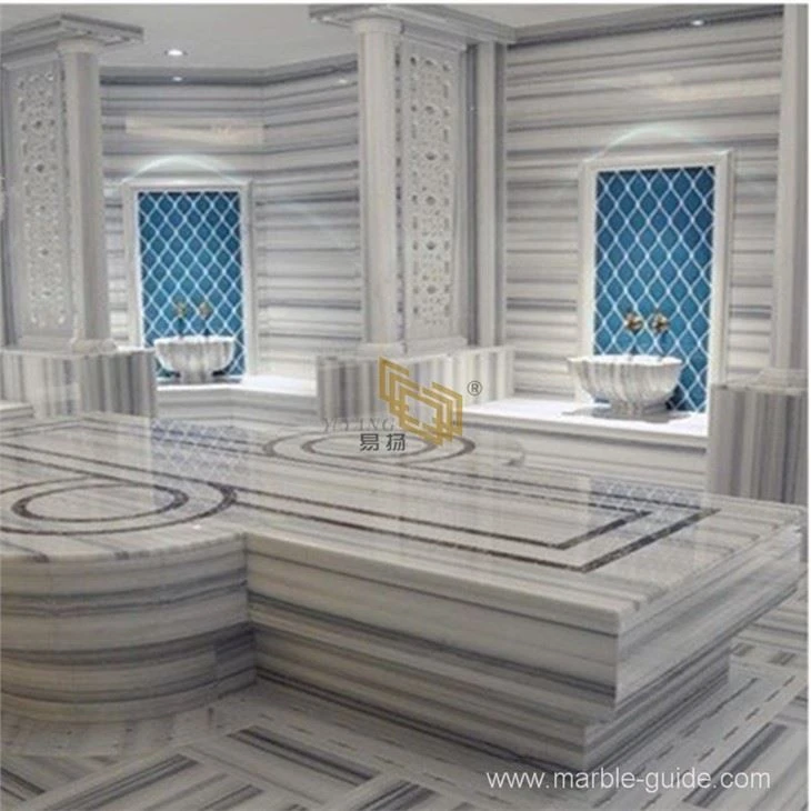Marmara White Wood Marble For Interio Projects