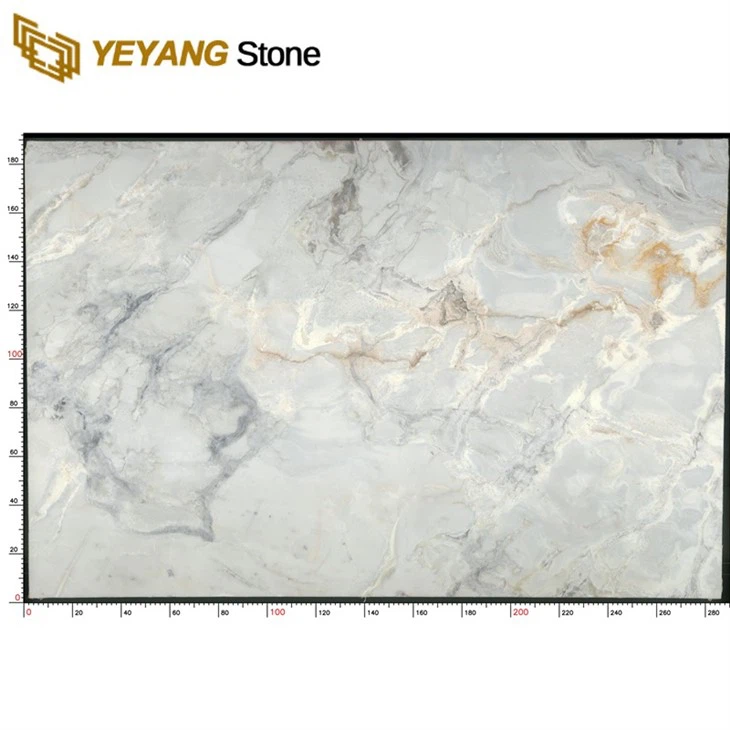 Wholesale Export Luxury Stone Picasso White Marble Slabs